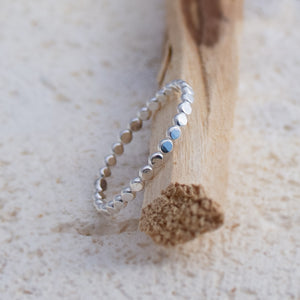 Beaded Flat Ring