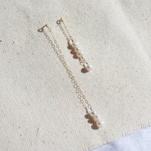 Load image into Gallery viewer, Asymmetric Pearl Earrings