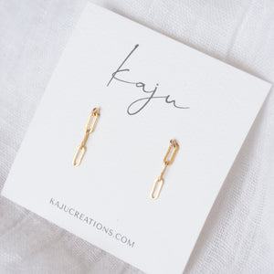 Gold Chain Stud
