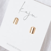 Load image into Gallery viewer, Stripe Stud Earrings