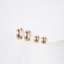 Load image into Gallery viewer, Gold Thick Hoops