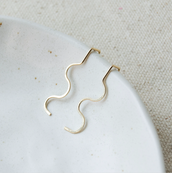 Small Squiggle Earrings