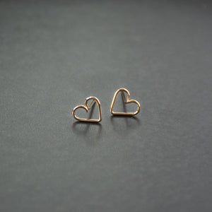 Heart Stud Earrings