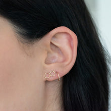 Load image into Gallery viewer, Infinity Stud Earrings