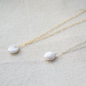 Coin Pearl Necklace