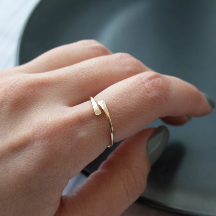 Wrap Ring - Gold Fill & Sterling Silver