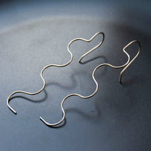 Load image into Gallery viewer, Wavy Earrings Sterling Silver