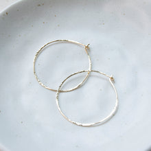 Load image into Gallery viewer, Organic Gold Fill Hoops